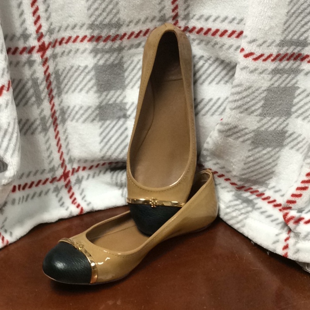Tory Burch 2 tone ballet flats - Picture 4 of 7